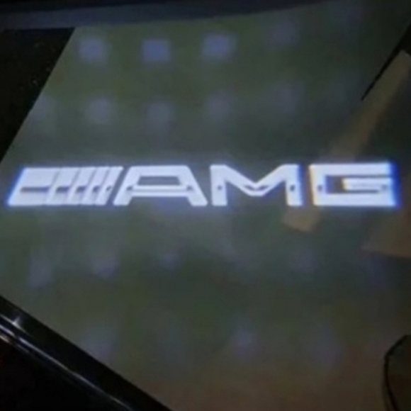 4 Mercedes AMG car door projector lights - Picture 1 of 4